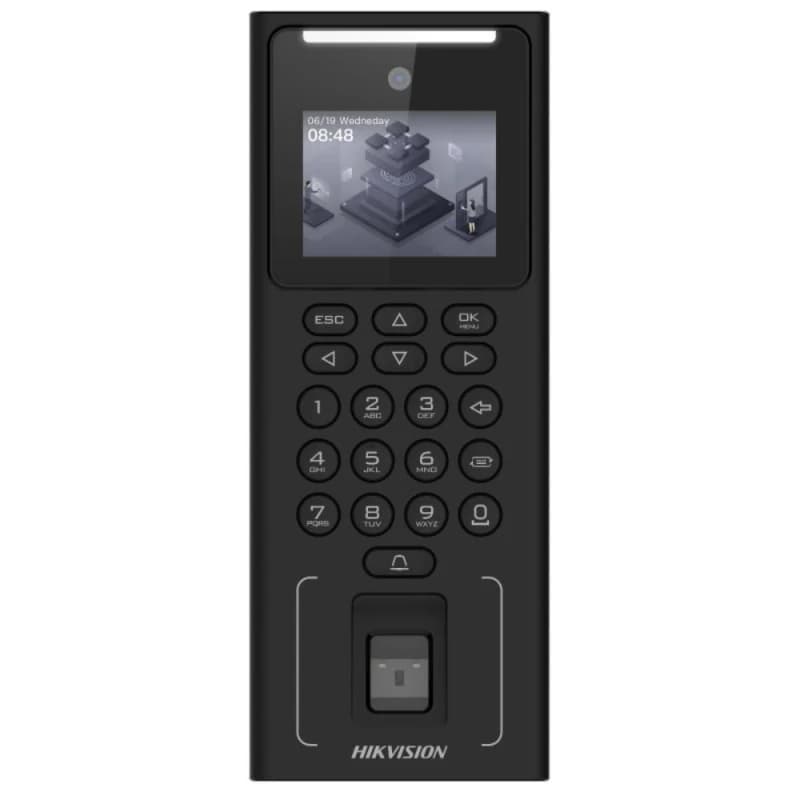 Hikvision DS-K1T321MFX Yüz Tanıma + Parmak İzi + Kart + PIN Erişim Kontrol Terminali - KONTROL CİHAZLARI - Hikvision