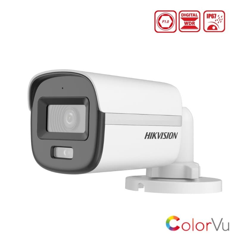 2MP 2.8mm ColorVu Mini Bullet HDCVI Kamera - HİBRİT KAMERALAR - Hikvision