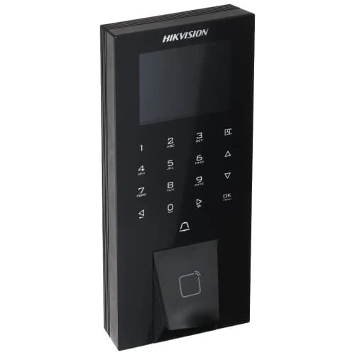 Hikvision DS-K1T807MBFWX Parmak İzi + Kart + Şifre Access Kontrol Terminali – WiFi, PoE, 5000 Kullanıcı - Hikvision
