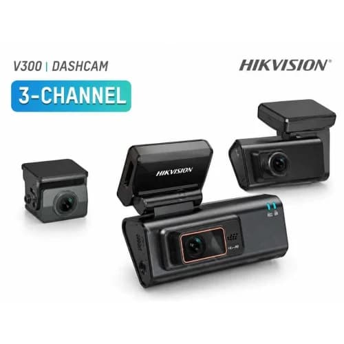 Hikvision AE-DC2032-V300 3 Kanallı Full HD Araç İçi Kamera (Ön + Kabin + Arka, Wi-Fi, GPS, G-Sensor, H.265) - Hikvision