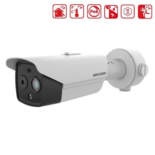 Termal + Optik Bi-spectrum IP Bullet Kamera - Hikvision