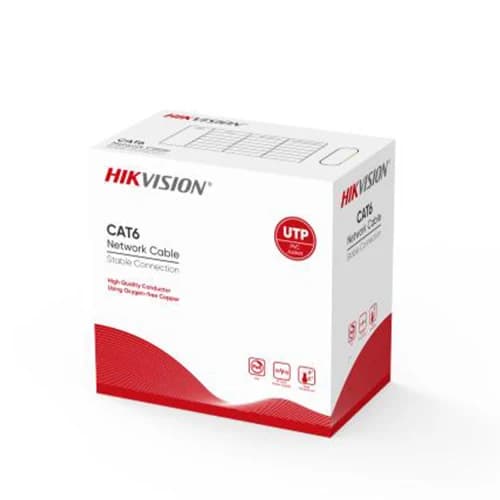 HIKVISION 1LN6UZC0 U/UTP 305 METRE PVC 24 AWG %100 BAKIR GRI RENK CAT6 Kablo - Hikvision