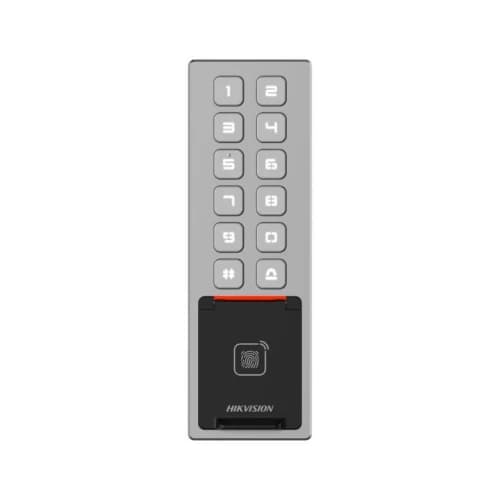 Hikvision DS‑K1T805MBFWX bluetooth + Parmak İzi + Kart + PIN Erişim Kontrol Terminali – Wi‑Fi & IP65 & Bataryalı - Hikvision