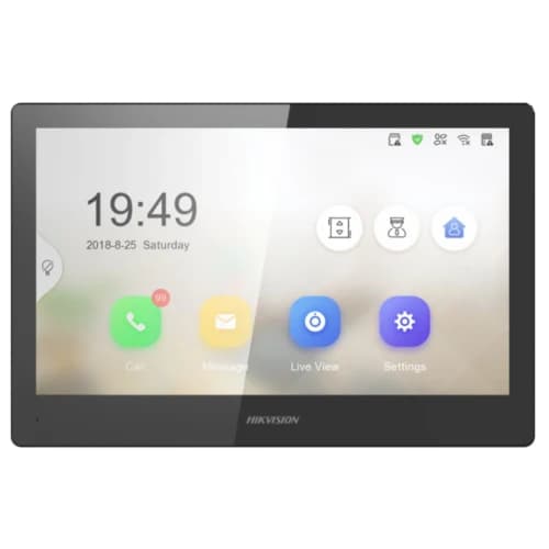 Hikvision DS-KH8520-WTE1 10.1” IP Görüntülü Diafon Monitörü – WiFi & PoE, Premium Seri - Hikvision