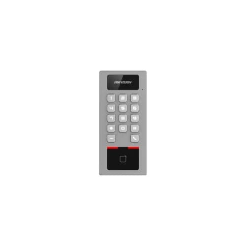 Hikvision DS-K1T502DBWX Pro Serisi IP Erişim Kontrol Terminali (Kart, PIN, Bluetooth, Wi-Fi, Görüntülü İnterkom, IP65, IK09) - Hikvision