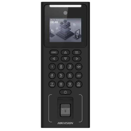 Hikvision DS-K1T321MFX Yüz Tanıma + Parmak İzi + Kart + PIN Erişim Kontrol Terminali - Hikvision