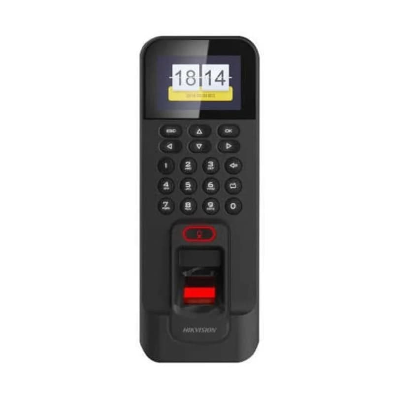 Hikvision DS-K1T804AEF Parmak İzi ve Kartlı Access Control Terminali – EM Kart ve Şifre Destekli - KONTROL CİHAZLARI - Hikvision