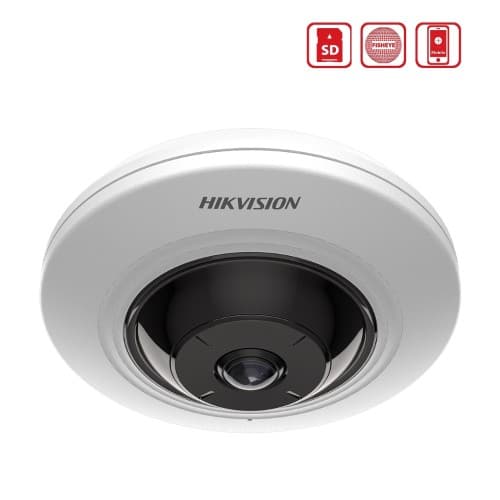 5MP 1.05mm 180° FishEye IP Kamera - Hikvision
