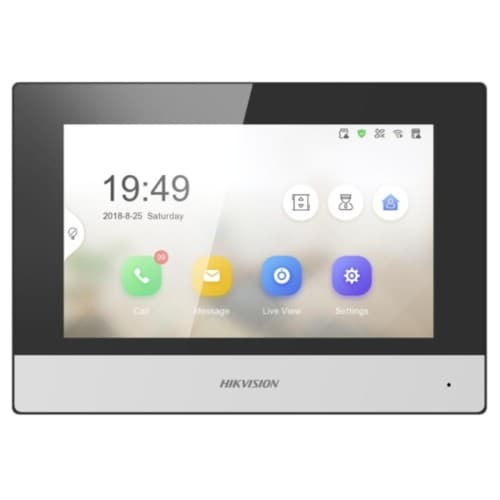 Hikvision DS-KH6320-WTE1 7“ Dokunmatik İç Ortam İnterkom - Hikvision