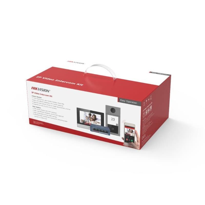 HIKVISION DS-KIS604-S(C) 7" VİLLA TİP IP VIDEO INTERCOM KIT - Ürün Görseli 3