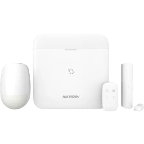 Hikvision DS-PWA96-Kit-WE Kablosuz Alarm Seti (96 Bölge, PIR Dedektör, Manyetik Kontak ve Kumanda Dahil) - Hikvision