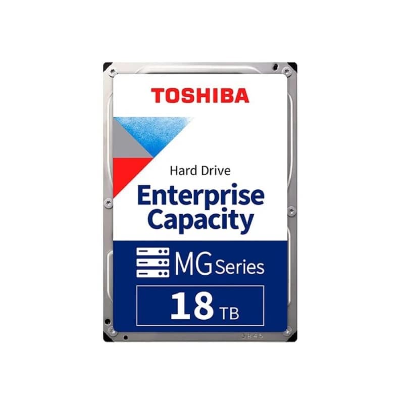 Toshiba MG09ACA18TE 18TB 3.5" SATA 7200 RPM Enterprise HDD (CMR, 512MB Cache) - GÜVENLİK DİSKLERİ - Hikvision