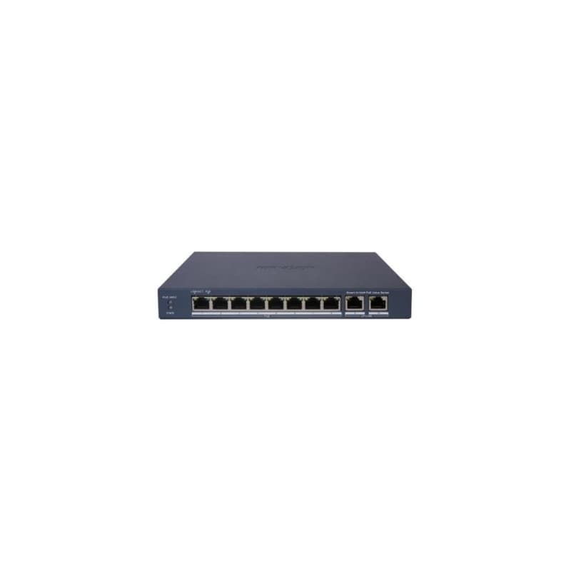 HIKVISION DS-3E1310P-EI/M 8 PORT 10/100 8 PORT POE+ 2 PORT UPLINK 60W YONETILEMEZ SWITCH - POE SWITCH - Hikvision